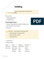 Product Building Summary V2