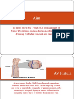 Procedure of Fistula and Catheter Practical