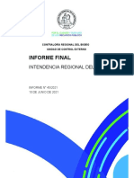 Informe Final 45 - 2021 Intendencia Biobío Auditoría Al Programa Alimentos para Chile Segunda Etapa - Junio 2021