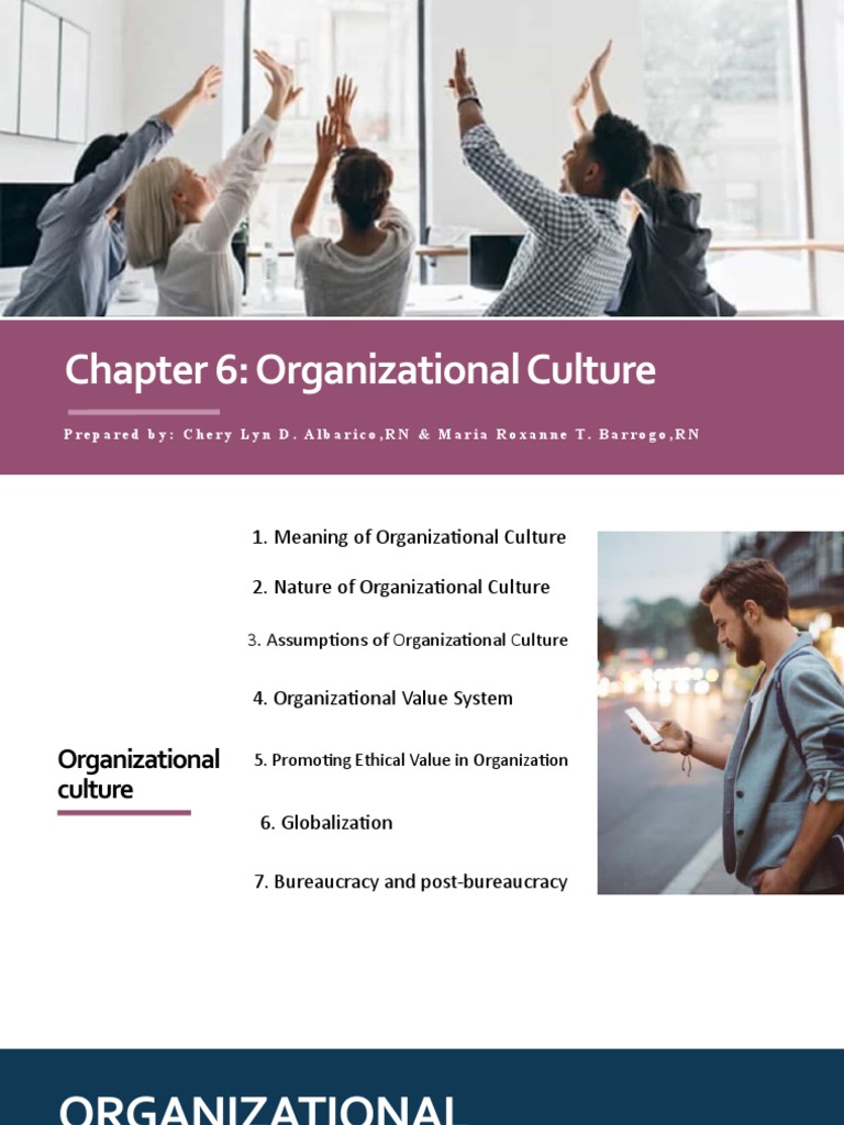 Chapter 6-Organizational Culture | PDF | Globalization | Organizational ...
