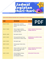 Jadwal Kwgiatan Anak-Anak (Canva)