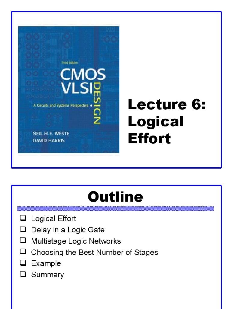 NOR4 Logical Effort in VLSI Design | PDF | Logic Gate | Design