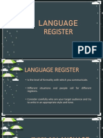 Language Register