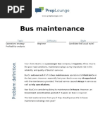 Case - Bus Maintenance