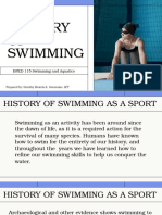 History of Swimming