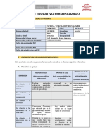 Plan Educativo Perzonalizado