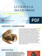 Ejercicio Final Examen de Introduccion A La Ingenieria en Minas