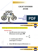 Week 3 - Cacat Susunan Atom