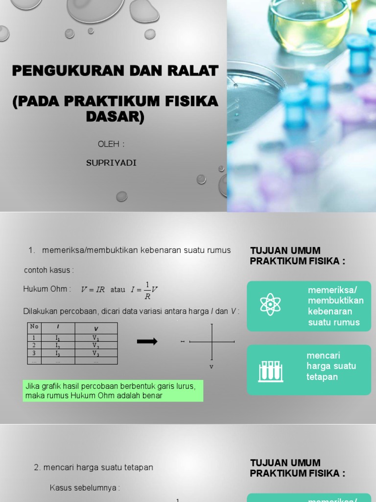 Pengukuran Dan Ralat | PDF