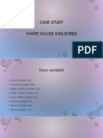 Case Study White House Industry