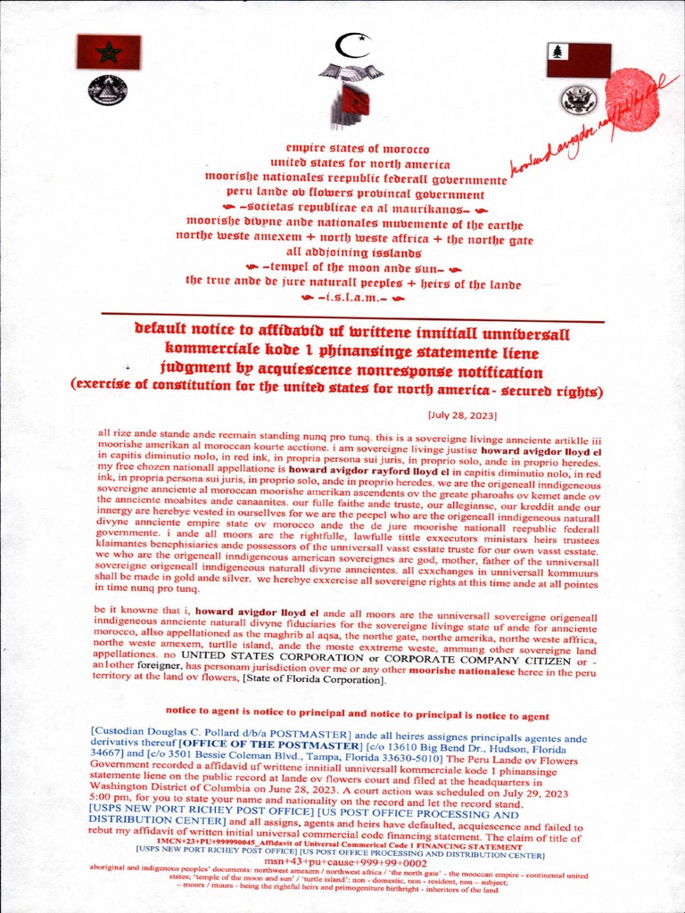 POSTMASTER New Port Richey, Hudson Tax and Revenue Office PDF