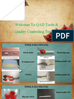 Qa & Tool Handling Training