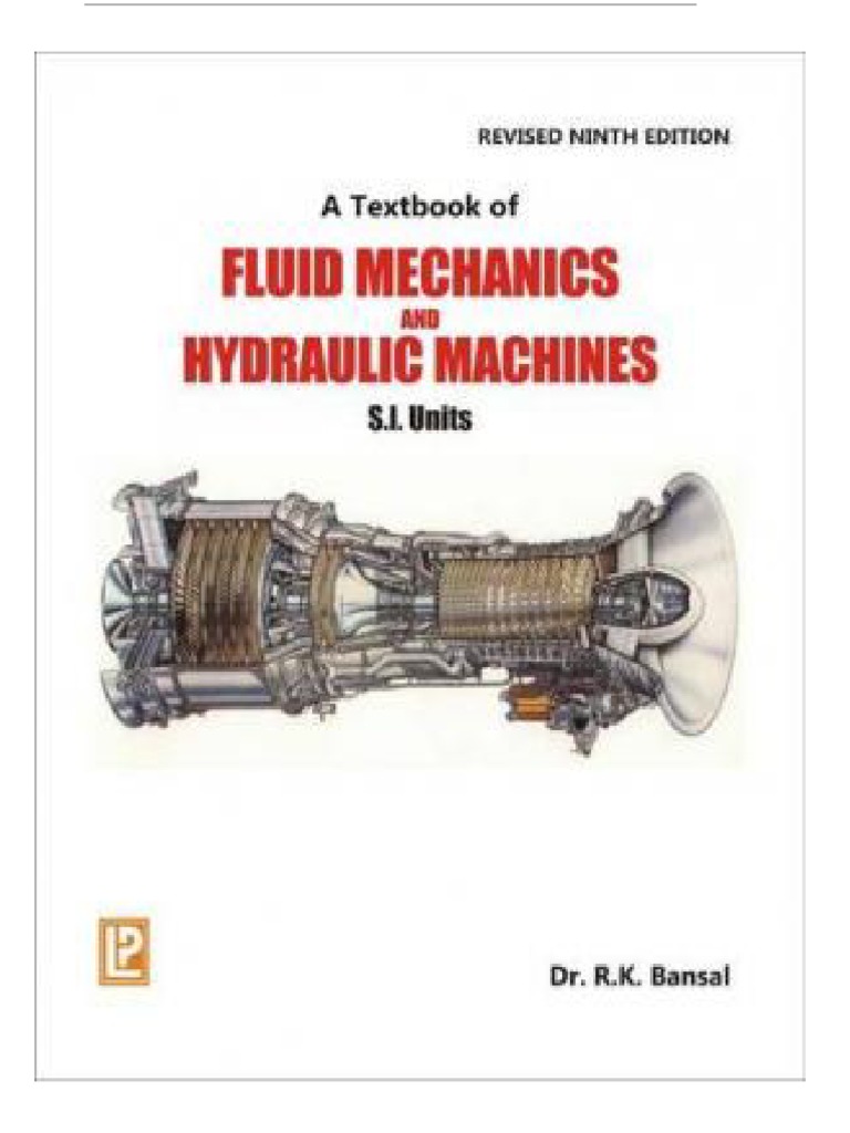 A Textbook of Fluid Mechanics and Hydraulic Machines | PDF