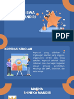 Blue Orange 3D Illustration Startup Presentation