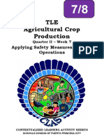 TLE TVL Agricultural Crop Production 78 - q0 - CLAS6 - Applying Safety Measures in Farm Operation - v3 - RO QA Liezl Arosio