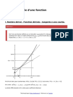Derivee D Une Fonction Cours de Maths en 1ere A Telecharger en PDF