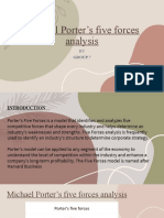 Michael Porter's Five Force Analysis by Group 7