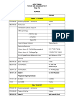 Jadwal Kegiatan Ruang 3