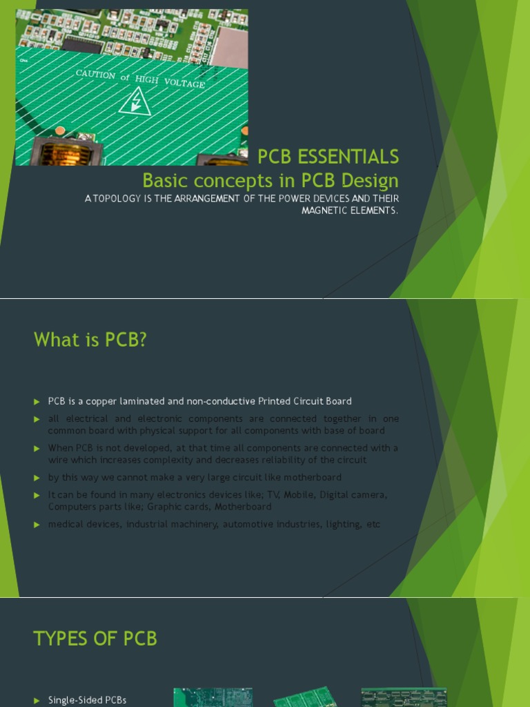 PCB Essentials | PDF | Printed Circuit Board | Electronics