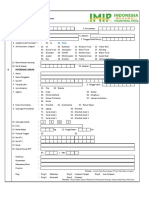 Form Data Karyawan - IMIP - Blank Exel