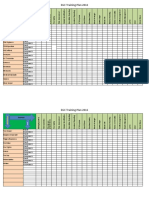 Training Plan 2016