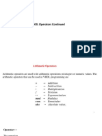 6.1 Lec7 - VHDL - Operators