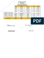 Jadwal Mata Pelajaran