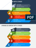 Free Upward 3d Arrow 5 Stages Animated