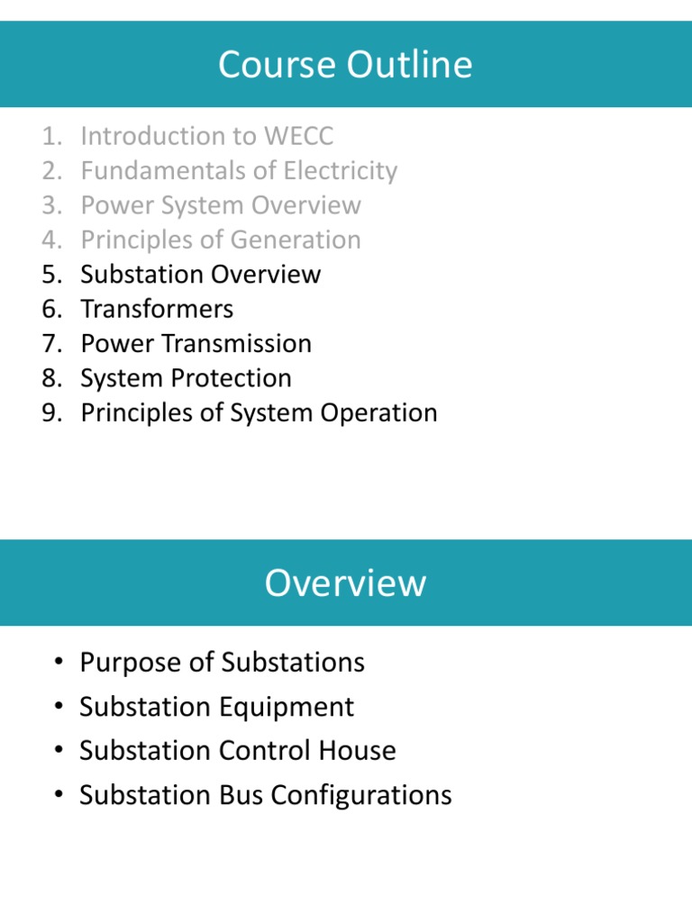 Substation Overview and Equipment Details | PDF | Electrical Substation ...