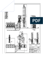 Scheme Drawing of AJ50 50m3h Stationary Concrete Batching Plant 2022.6.30