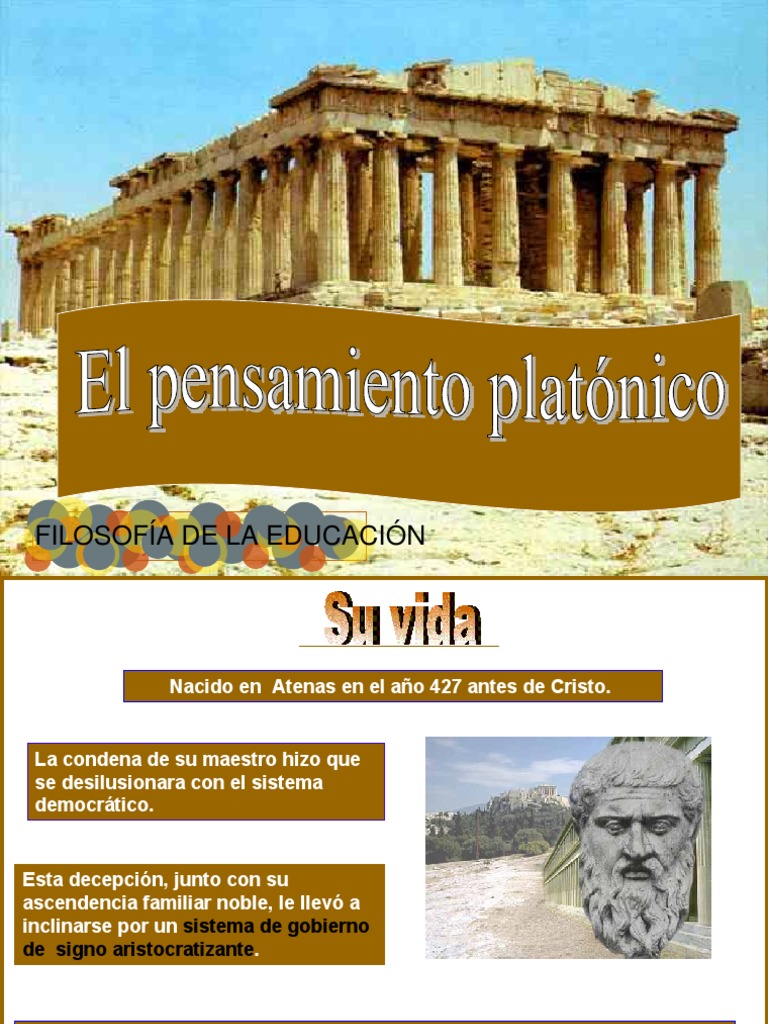 Pensamiento Platónico | PDF