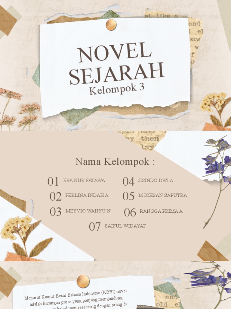 Novel Sejarah 1 | PDF | Kajian Bahasa Asing