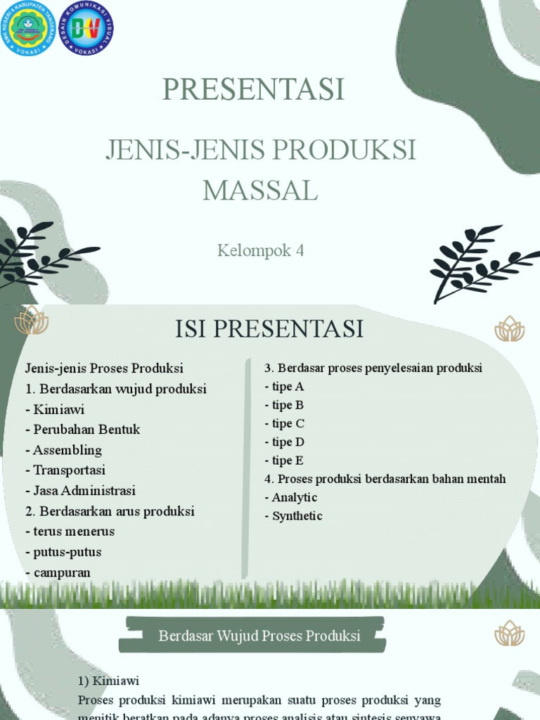 Jenis-jenis Proses Produksi | PDF