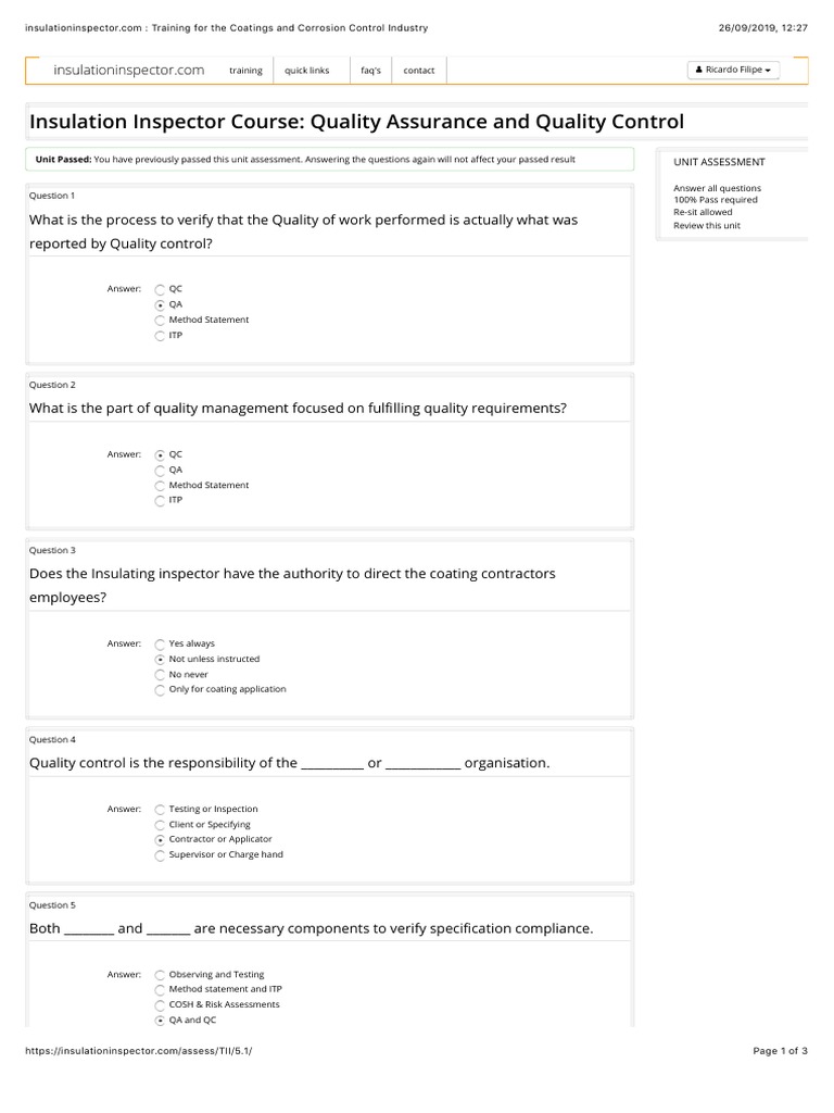 Qa QC | PDF | Quality Assurance | Specification (Technical Standard)