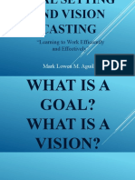 Goal Setting and Vision Casting