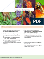 1.3 - Features of Organisms