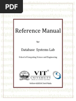 DBMS Lab Manual