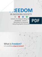 GFVM1035 Freedom 23-24 S1 Lecture 1