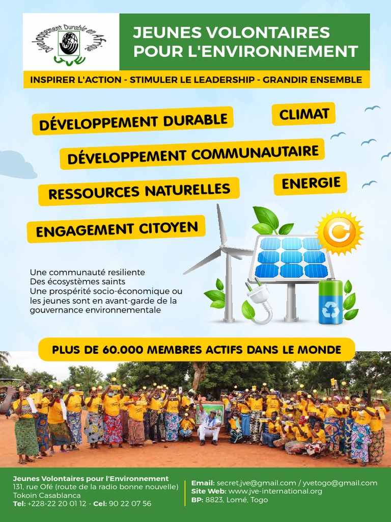 Jeunes Volontaires pour l'Environnement | PDF | Sciences sociales ...
