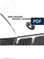 BMW Bavaria C Business RDS Manual