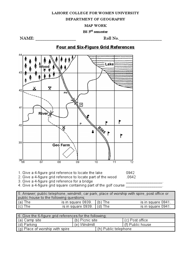 Grid References Example