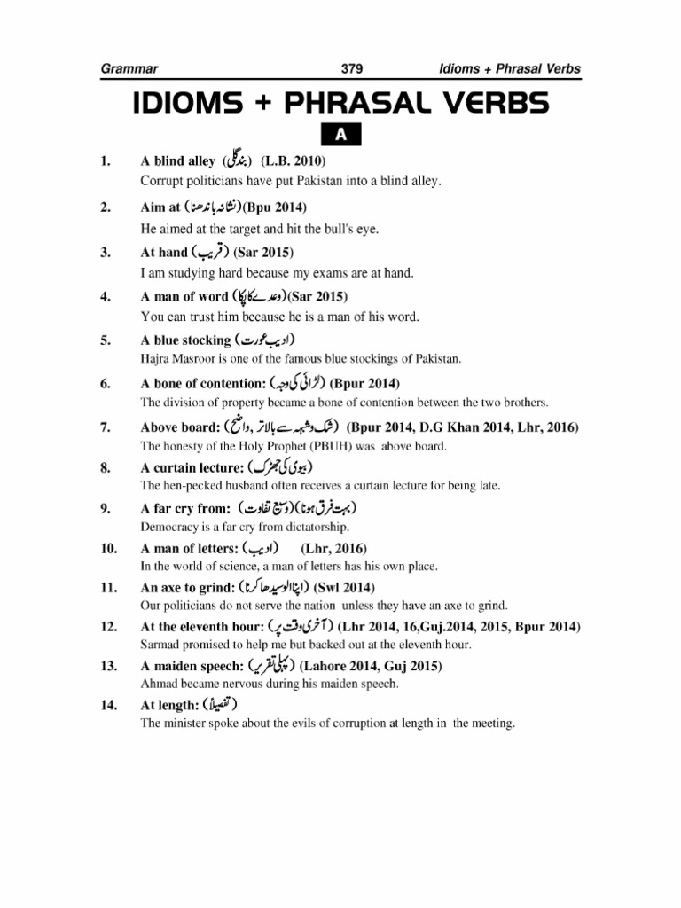 02 Idioms | PDF