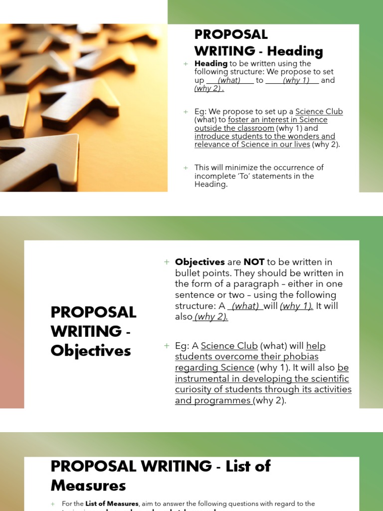 (FORMAT) Proposal Writing PDF