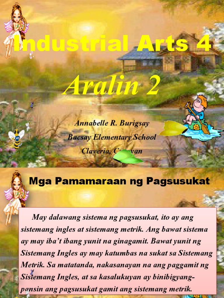 EPP 4 Industrial Arts Aralin 2AnnabelleRealinBurigsay PDF