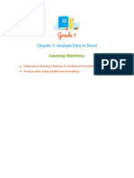 Chapter 3 - Analyse Data in Excel