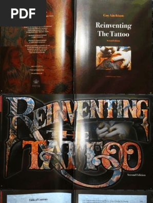 タトゥー講座 GUY AITCHISON tattoo book Guy Aitchison - Reinventing The Tattoo, 2nd Edition-Proton Press