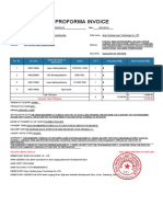 Proforma Invoice: Ser. No. HS Code Detail Description of Machineries Model Q'Ty Unit Price (USD$) Total Amount (USD$)