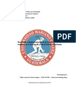 Desarrollo e Implementación de Proyectos de Expansión en Empresa en El Area de Construcción en Guatemala