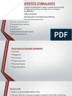 Appetite Stimulants and Suppressants.