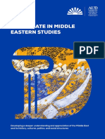 Certificate in Middle Eastern Studies